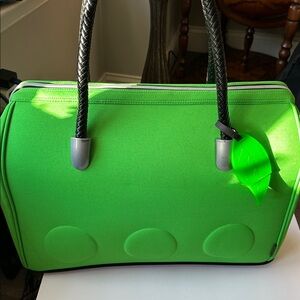 Stylish Green Laptop Bag for Women